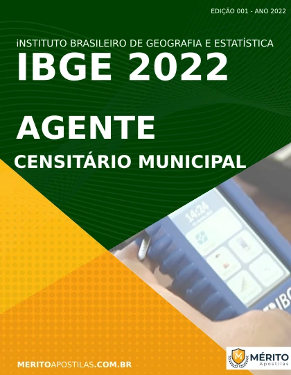 Apostila Agente Censit Rio Municipal Concurso Ibge M Rito Apostilas