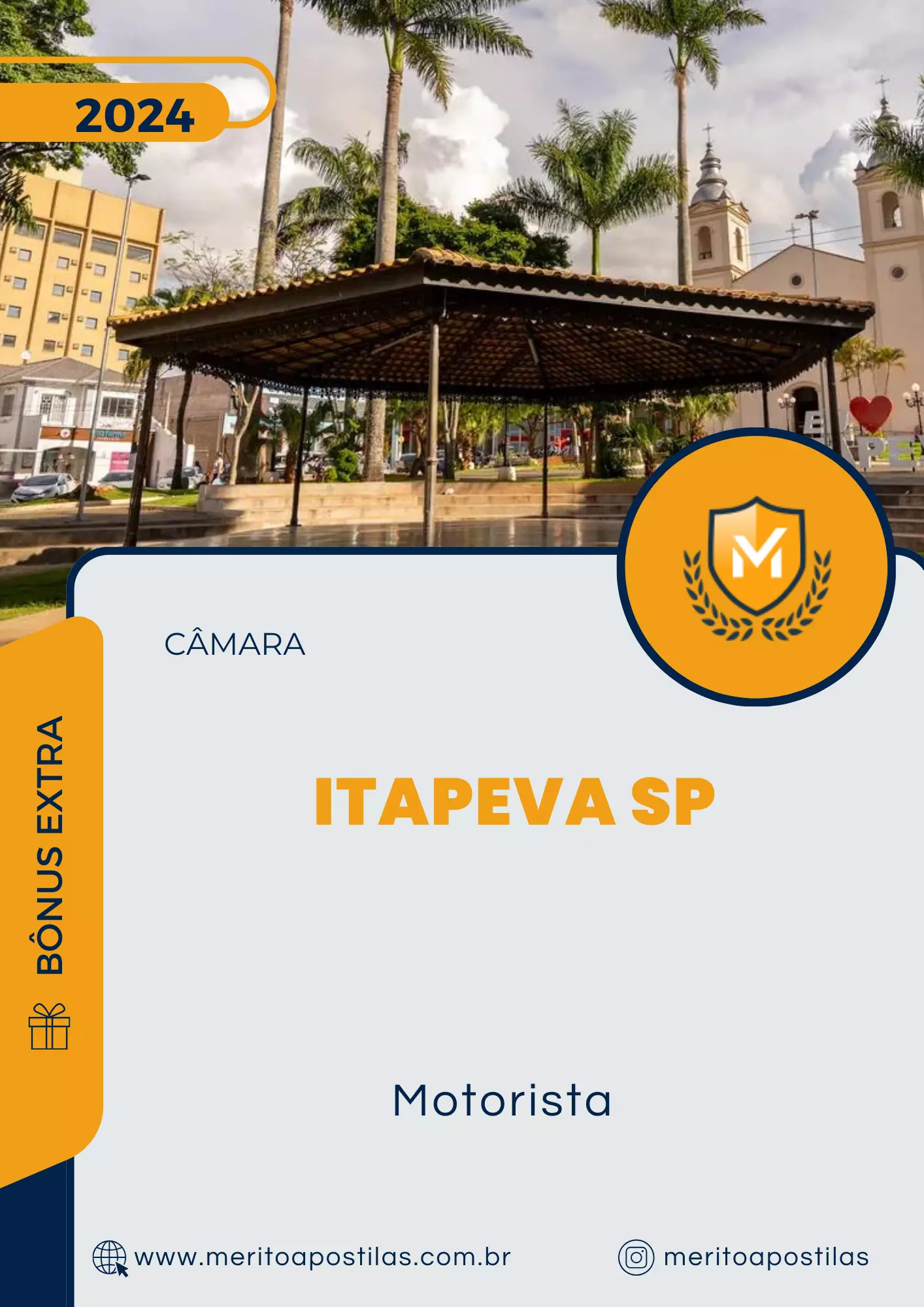 Apostila Motorista Câmara de Itapeva SP 2024 Mérito Apostilas