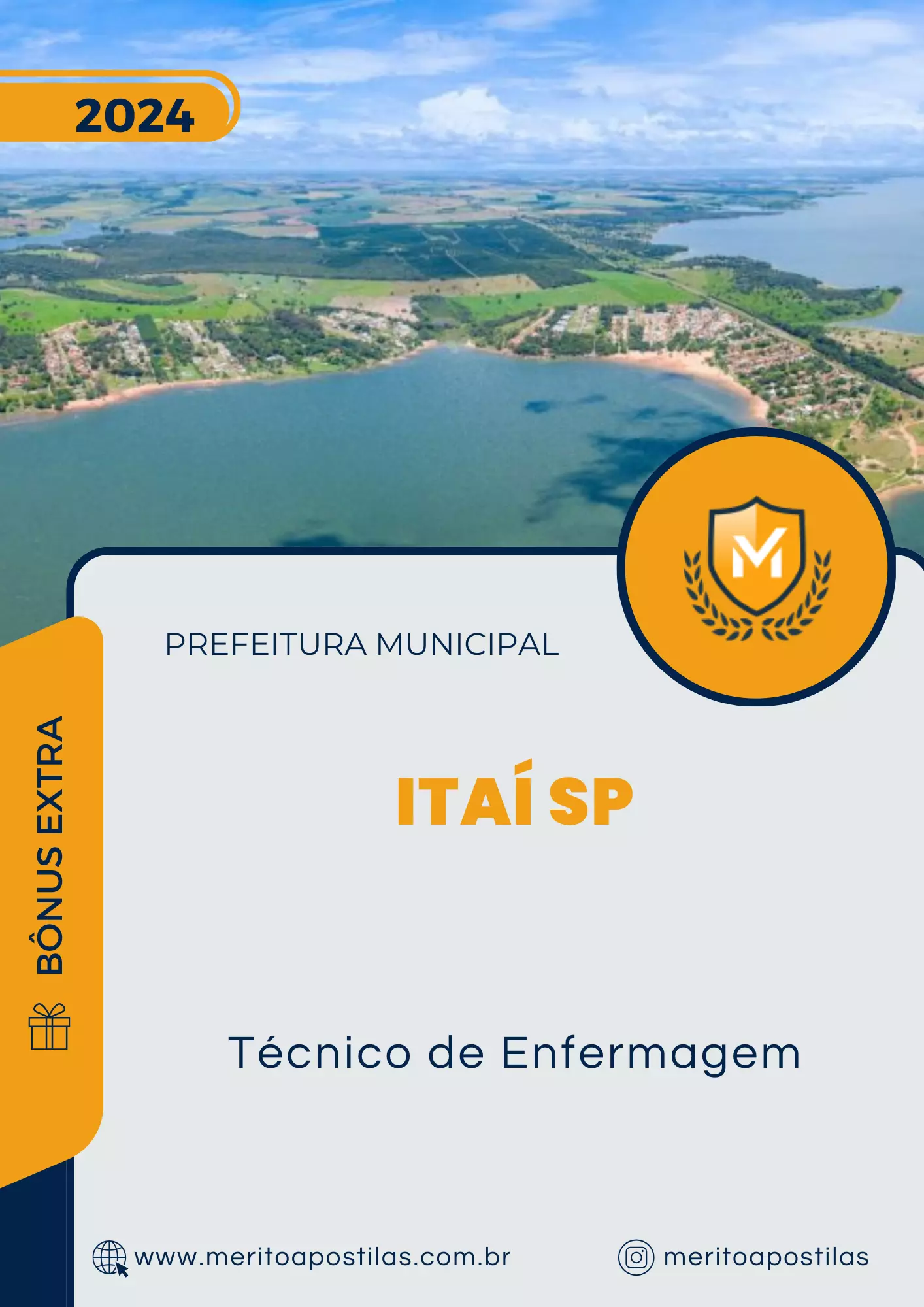 Apostila Técnico de Enfermagem Prefeitura de Itaí SP 2024 Mérito