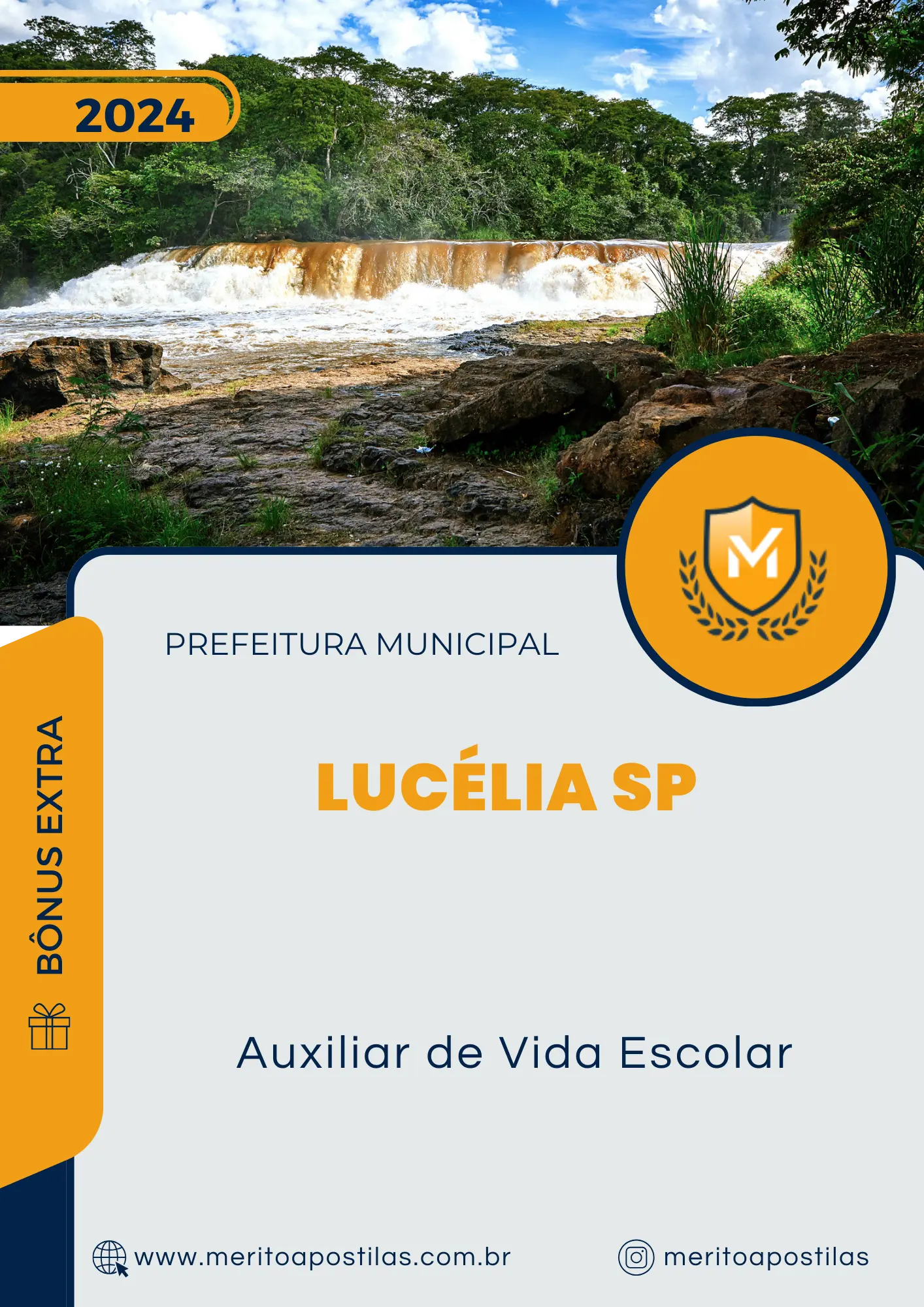 Apostila Auxiliar de Vida Escolar Prefeitura de Lucélia SP 2024