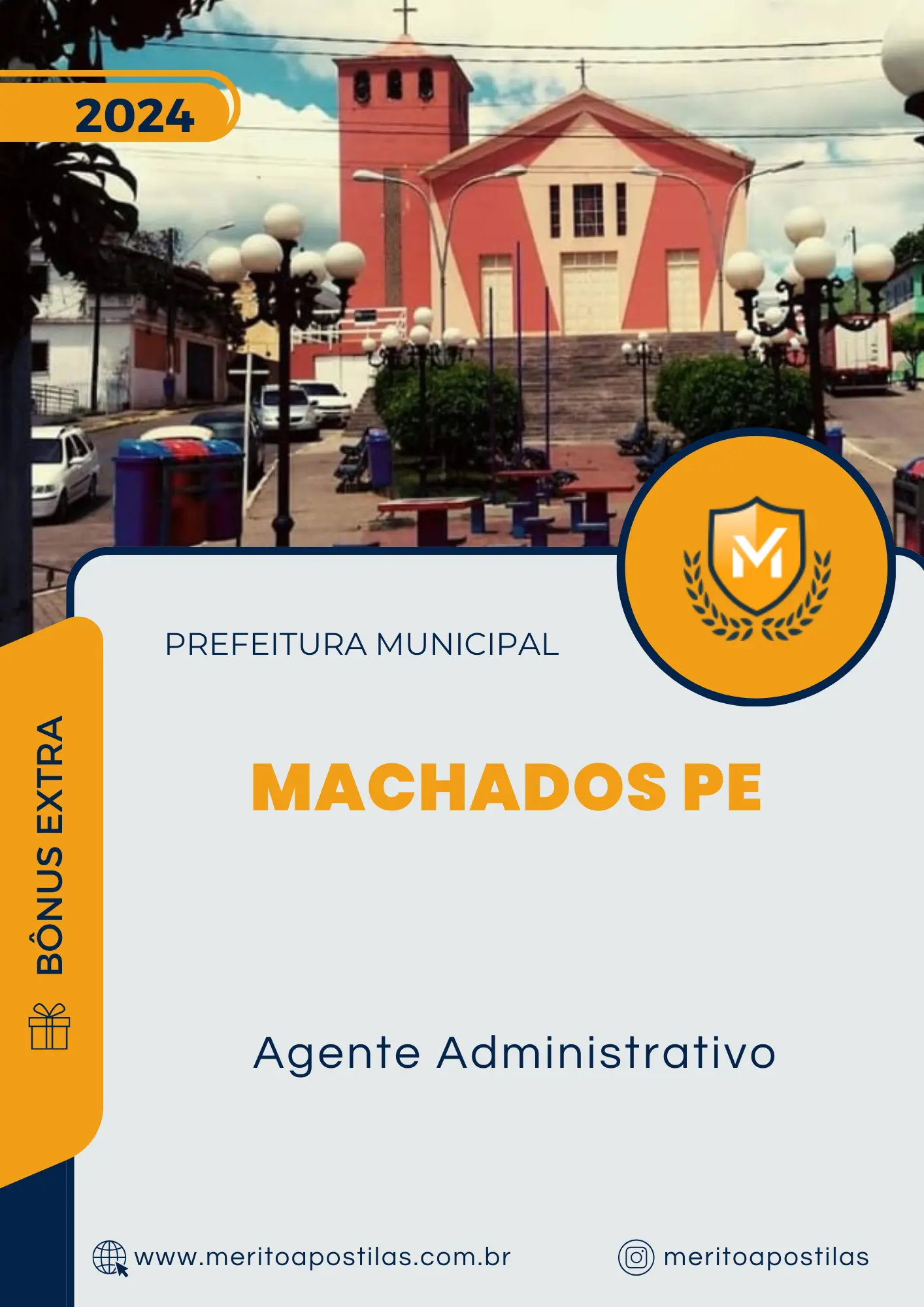 Apostila Agente Administrativo Prefeitura de Machados PE 2024 Mérito