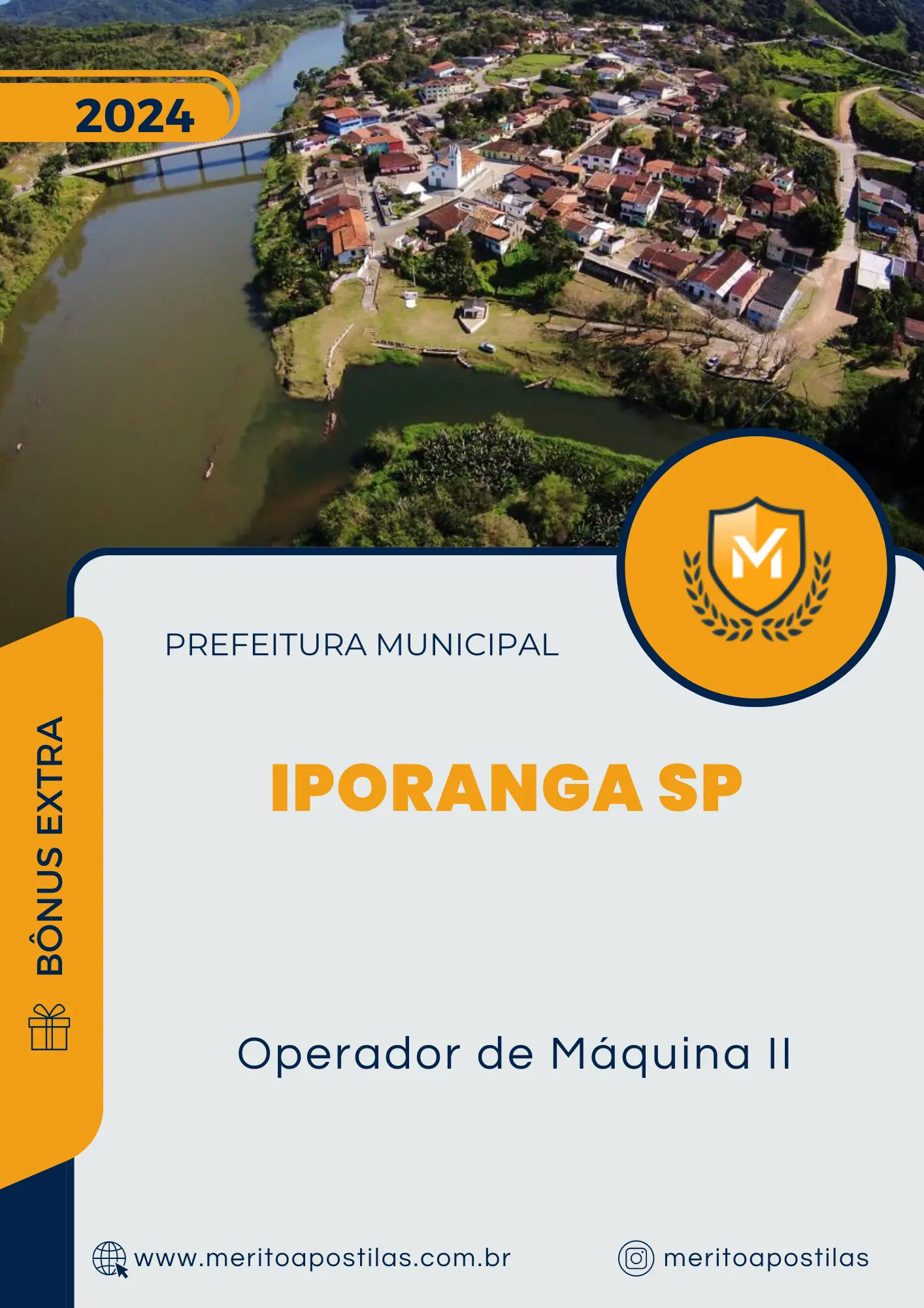 Apostila Operador de Máquina II Prefeitura de Iporanga SP 2024 Mérito