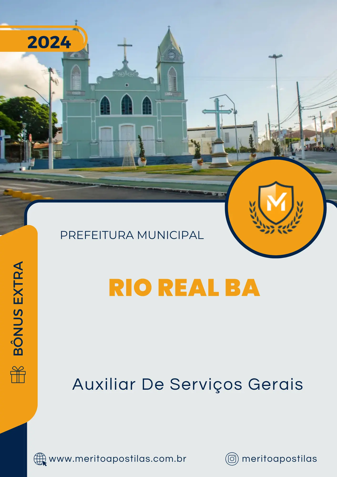 Apostila Auxiliar De Serviços Gerais Prefeitura de Rio Real BA 2024