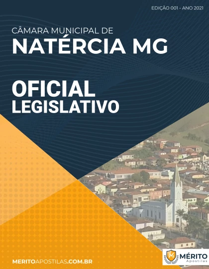 Apostila Oficial Legislativo – Câmara Municipal de Natércia MG 2021