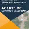 Apostila Jardineiro Monte Azul Paulista SP 2021