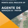Apostila Pintor Monte Azul Paulista SP 2021