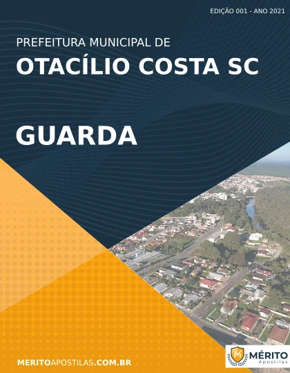 Apostila Guarda Pref Otacílio Costa SC 2021
