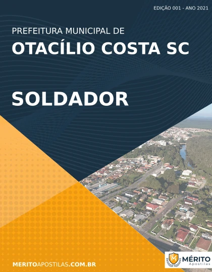 Apostila Soldador Pref Otacílio Costa SC 2021