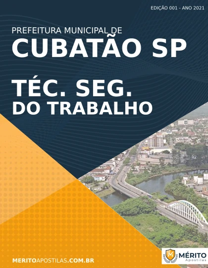 Apostila Técnico Segurança do Trabalho Pref Cubatão SP 2021