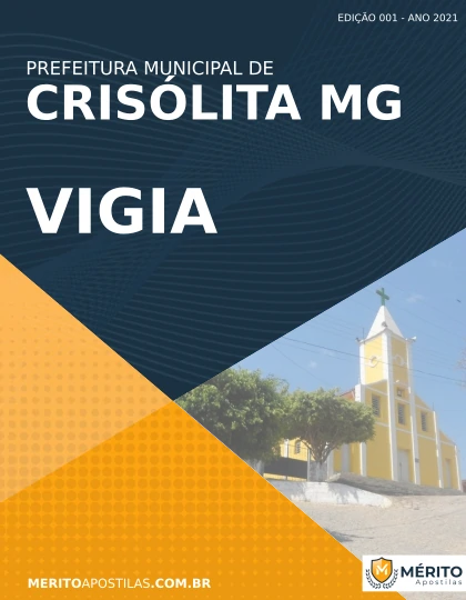 Apostila Vigia Concurso Prefeitura de Crisólita MG 2021