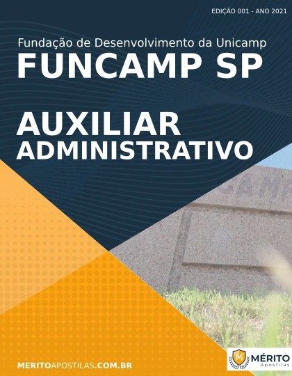 Apostila Auxiliar Administrativo Seletivo FUNCAMP 2021