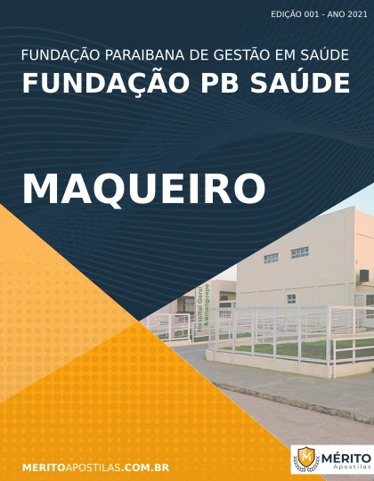 Apostila Maqueiro Concurso Fundação PB Saúde 2021