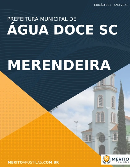 Apostila Merendeira Água Doce SC 2021