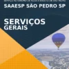 Apostila Serviços Gerais Concurso SAAESP São Pedro SP 2021