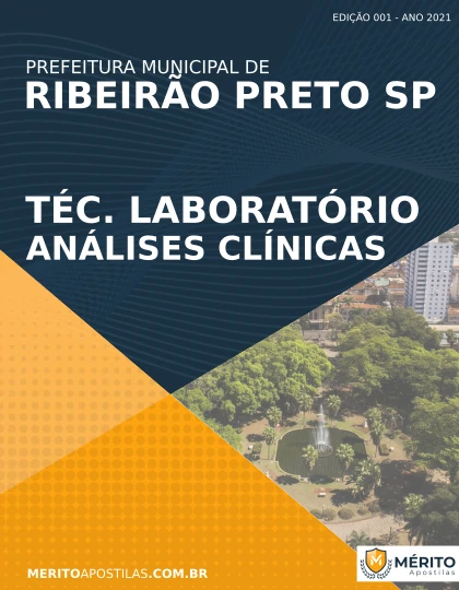 Apostila Técnico em Laboratório Pref Ribeirão Preto SP 2021