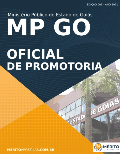 Apostila Oficial de Promotoria Concurso MP GO 2021