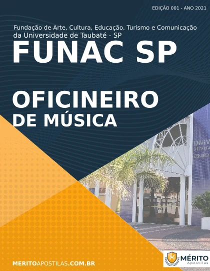 Apostila Oficineiro de Música Seletivo FUNAC SP 2021