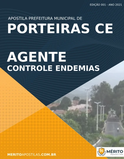 Apostila Agente Controle Endemias Concurso Porteiras CE 2021