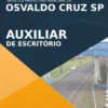 Apostila Auxiliar Escritório Concurso Osvaldo Cruz SP 2022