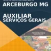 Apostila Auxiliar Serviços Gerais Concurso Arceburgo MG 2022