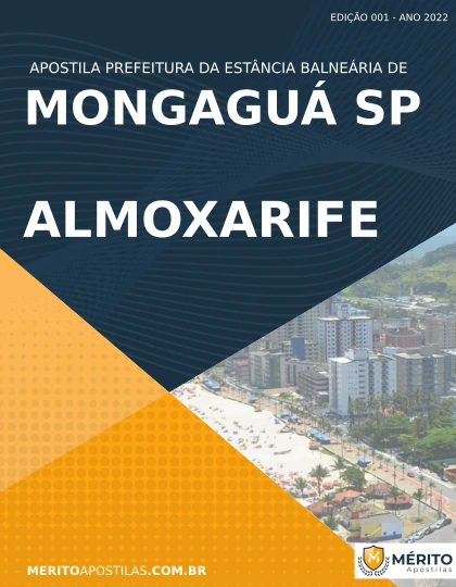 Apostila Almoxarife Concurso Mongaguá SP 2022