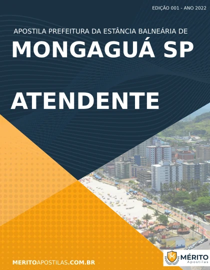 Apostila Atendente Concurso Mongaguá SP 2022