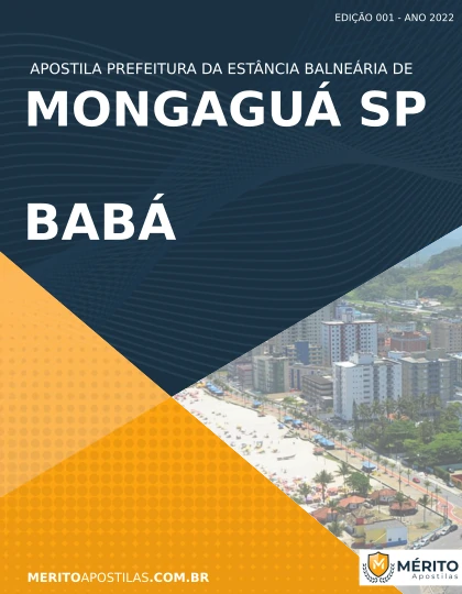 Apostila Babá Concurso Mongaguá SP 2022