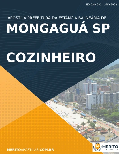 Apostila Cozinheiro Concurso Mongaguá SP 2022