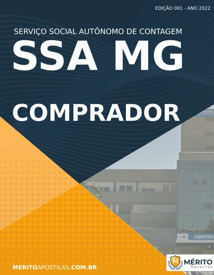 Apostila Comprador Concurso SSA Contagem MG 2022