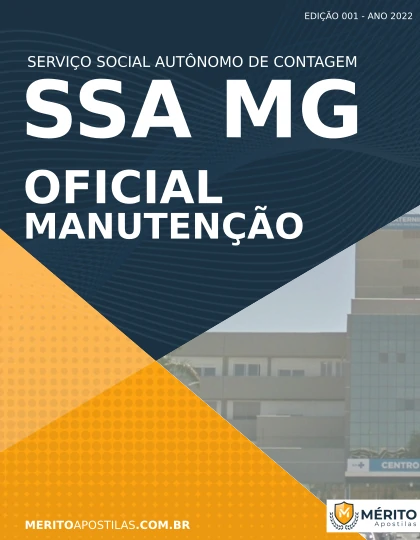 Apostila Oficial Manutenção e Obras SSA Contagem MG 2022