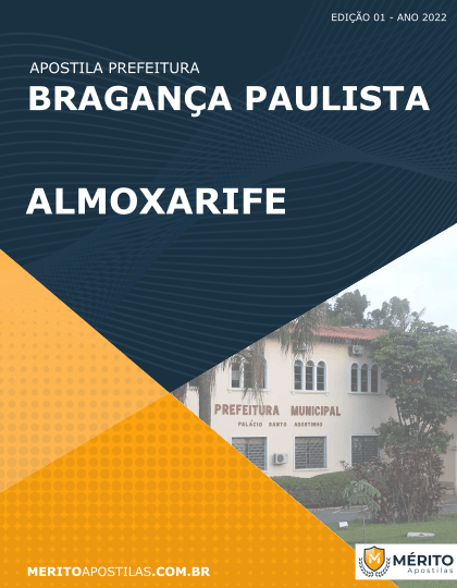 Apostila Almoxarife Pref Bragança Paulista SP