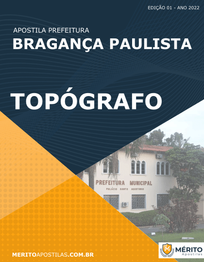 Apostila Topógrafo Pref Bragança Paulista Sp Mérito Apostilas