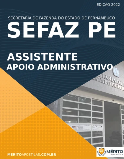 Apostila Assistente Administrativo Concurso SEFAZ PE 2022