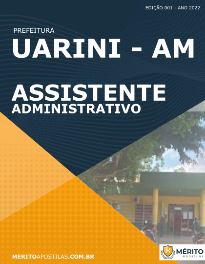 Apostila Assistente Administrativo Pref de Uarini AM 2022