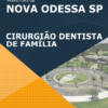 Apostila Cirurgião Dentista de Família Pref Nova Odessa SP 2022