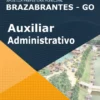 Apostila Auxiliar Administrativo Pref Brazabrantes GO 2022
