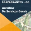 Apostila Auxiliar De Serviços Gerais Pref Brazabrantes GO 2022