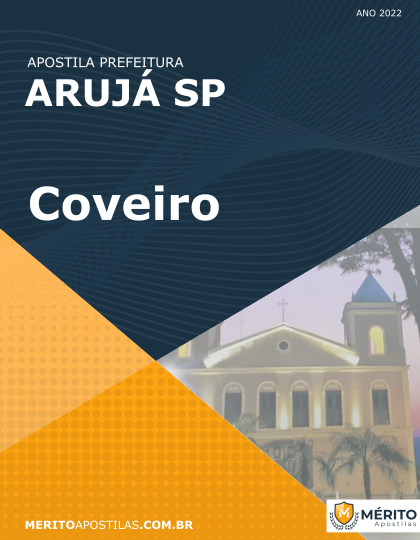 Apostila Coveiro Prefeitura Arujá SP 2022