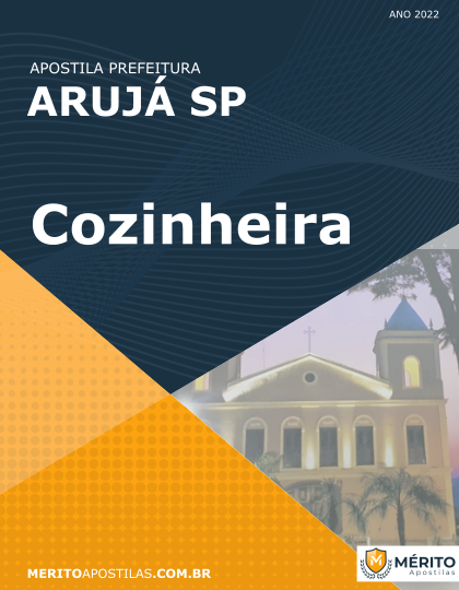 Apostila Cozinheira Prefeitura Arujá SP 2022