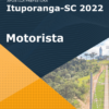 Apostila Motorista Prefeitura de Ituporanga SC