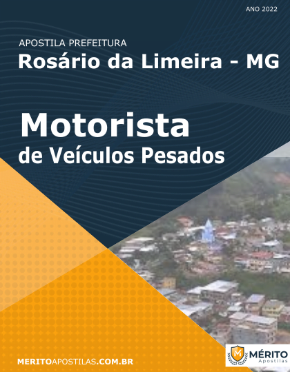 Apostila Motorista de Veículos Pesados Prefeitura de Rosário da Limeira MG