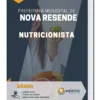 Apostila Nutricionista Prefeitura de Nova Resende MG