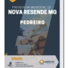 Apostila Pedreiro Prefeitura de Nova Resende MG
