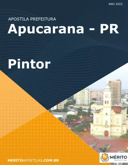 Apostila Pintor Prefeitura de Apucarana PR 2022