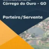 Apostila Porteiro/Servente Pref. De Córrego Do Ouro GO 2022
