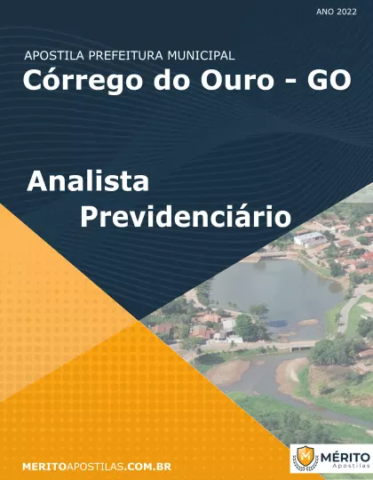 Apostila Analista Previdenciário Pref. De Córrego Do Ouro GO 2022