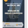 Apostila Auxiliar De Obras E Serviços Prefeitura Municipal de Natércia MG