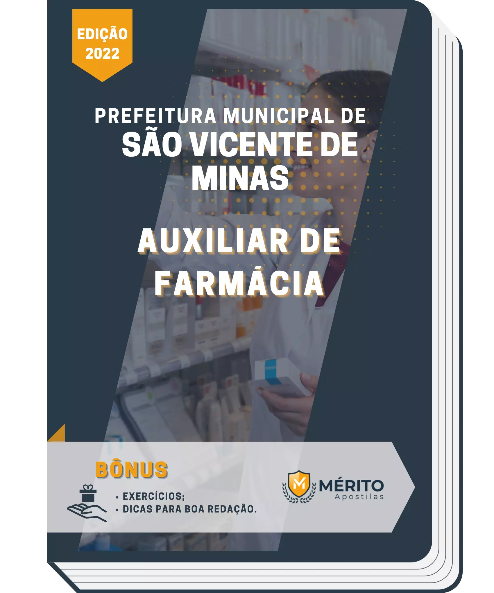 Apostila Auxiliar De Farmácia Pref de São Vicente de Minas MG