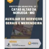Apostila Auxiliar De Serviços Gerais E Merendeira Catas Altas da Noruega MG