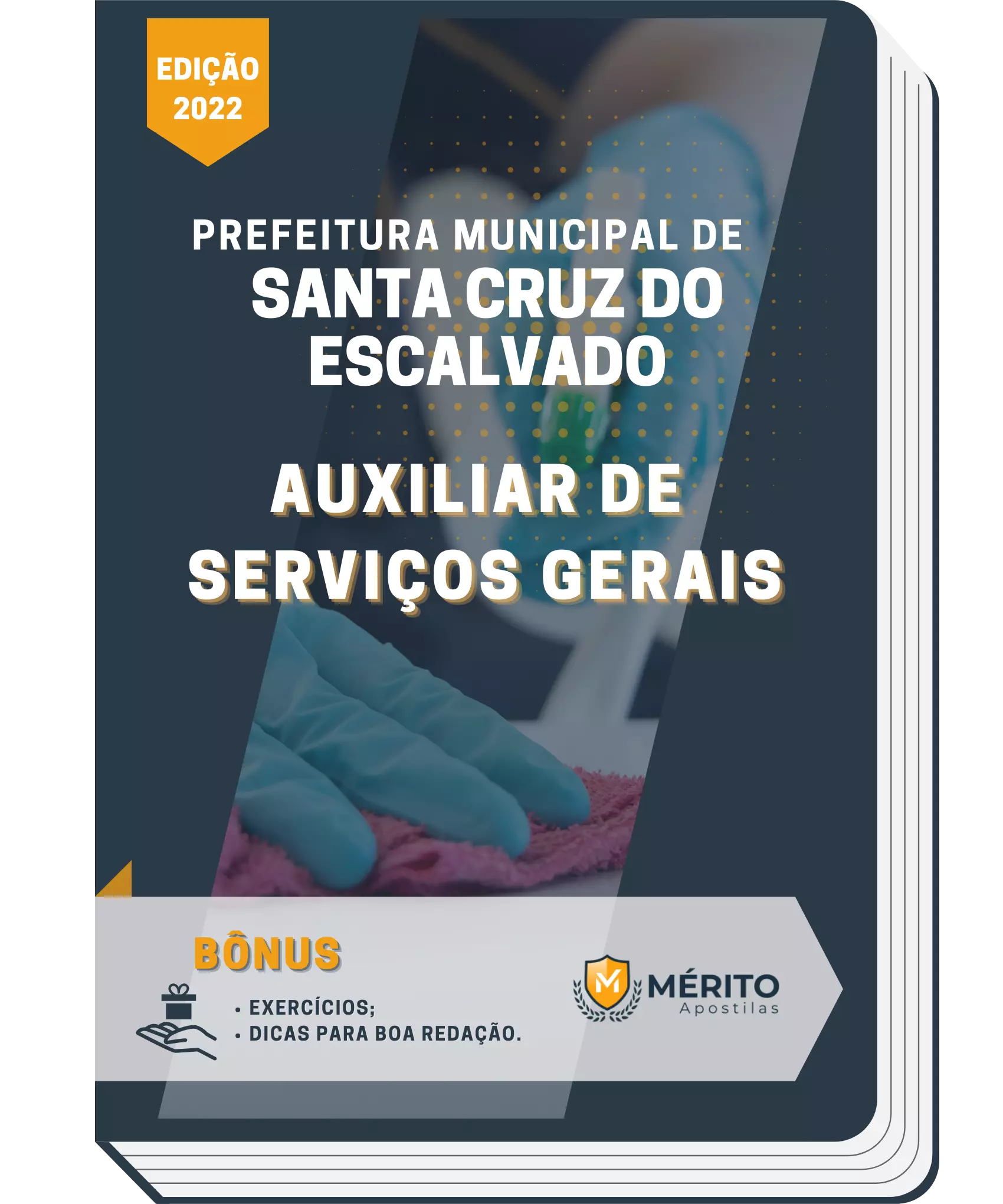 Apostila Auxiliar De Serviços Gerais Santa Cruz Do Escalvado MG